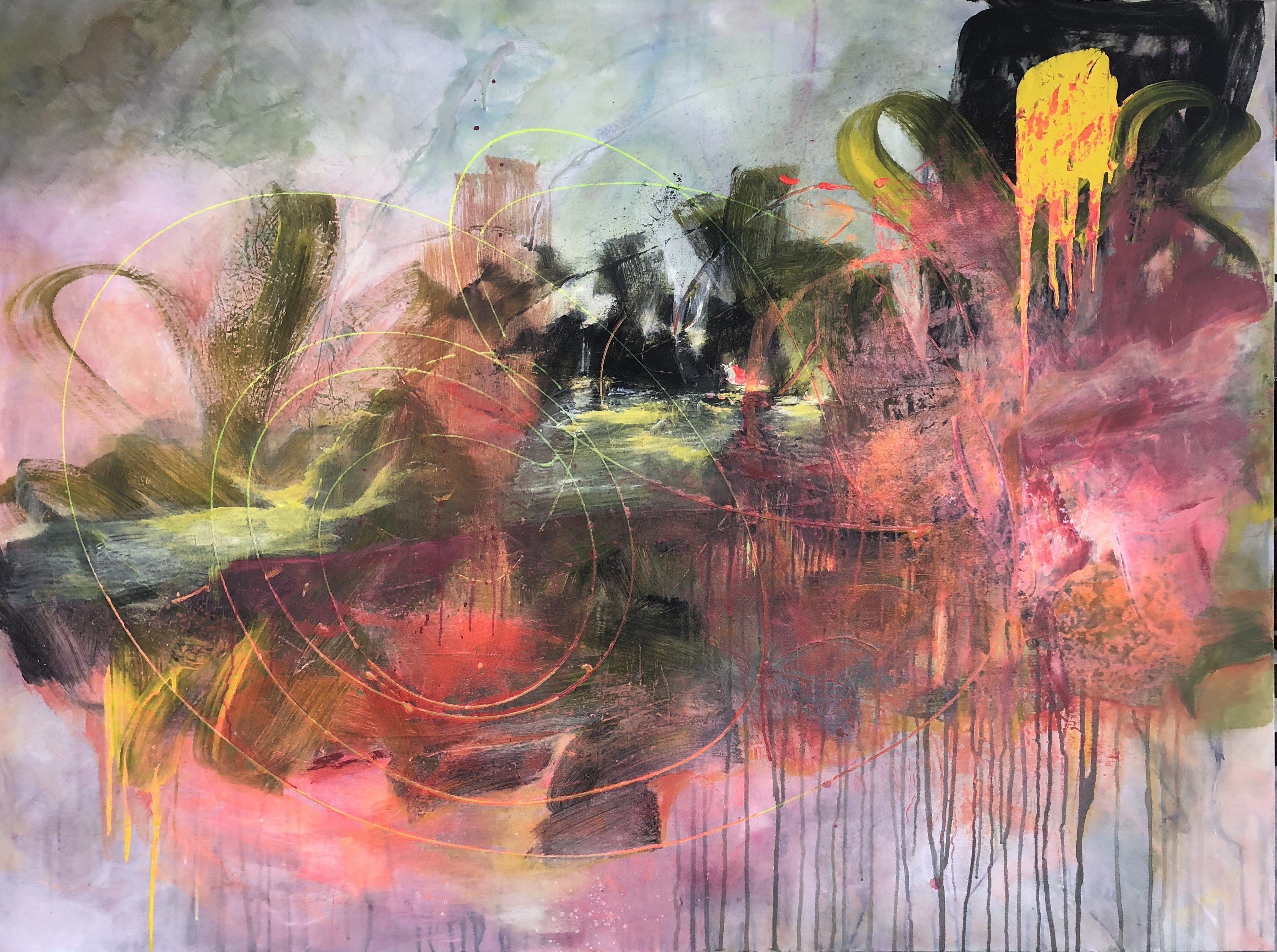 contemporaryart, interiordesign, largescalepainting